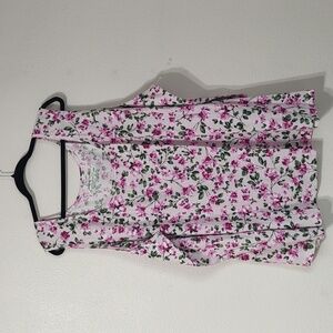 Woman Within Sleeveless V Neck Floral Top Size 5X